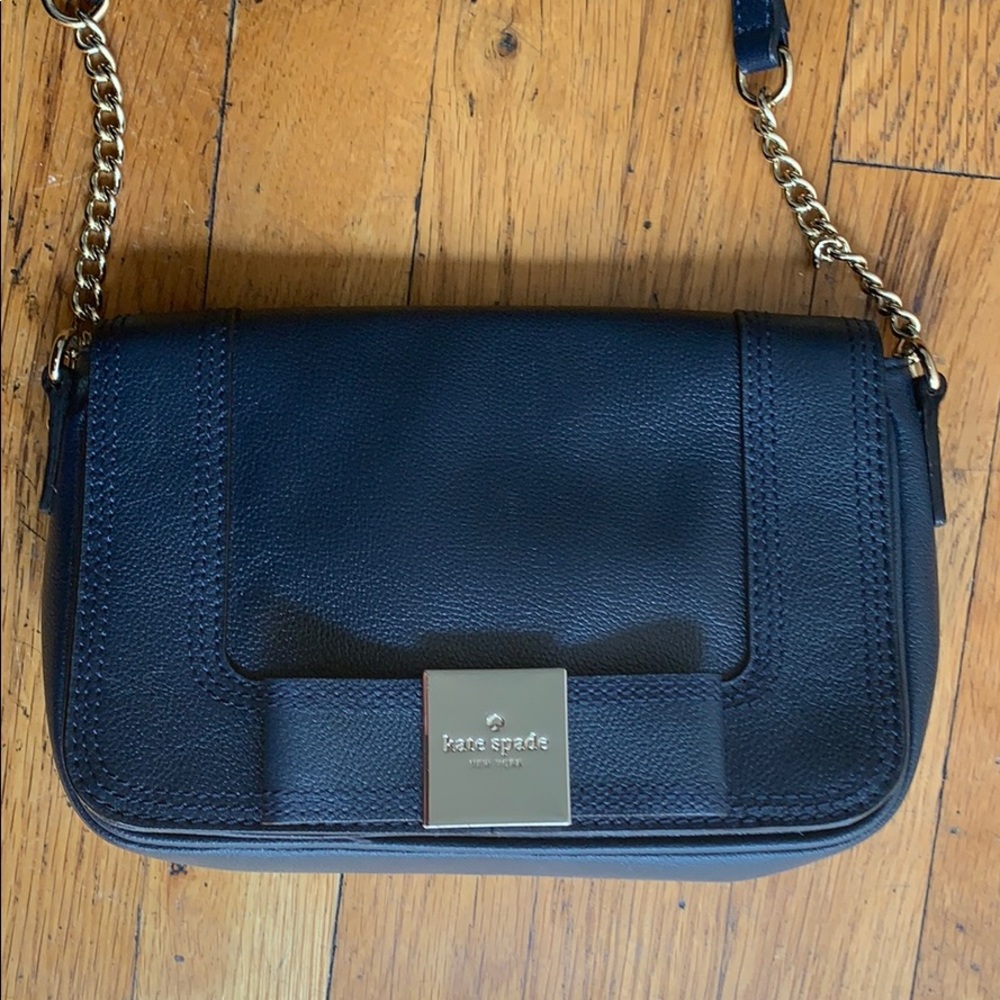 Navy Kate spade cross body bag